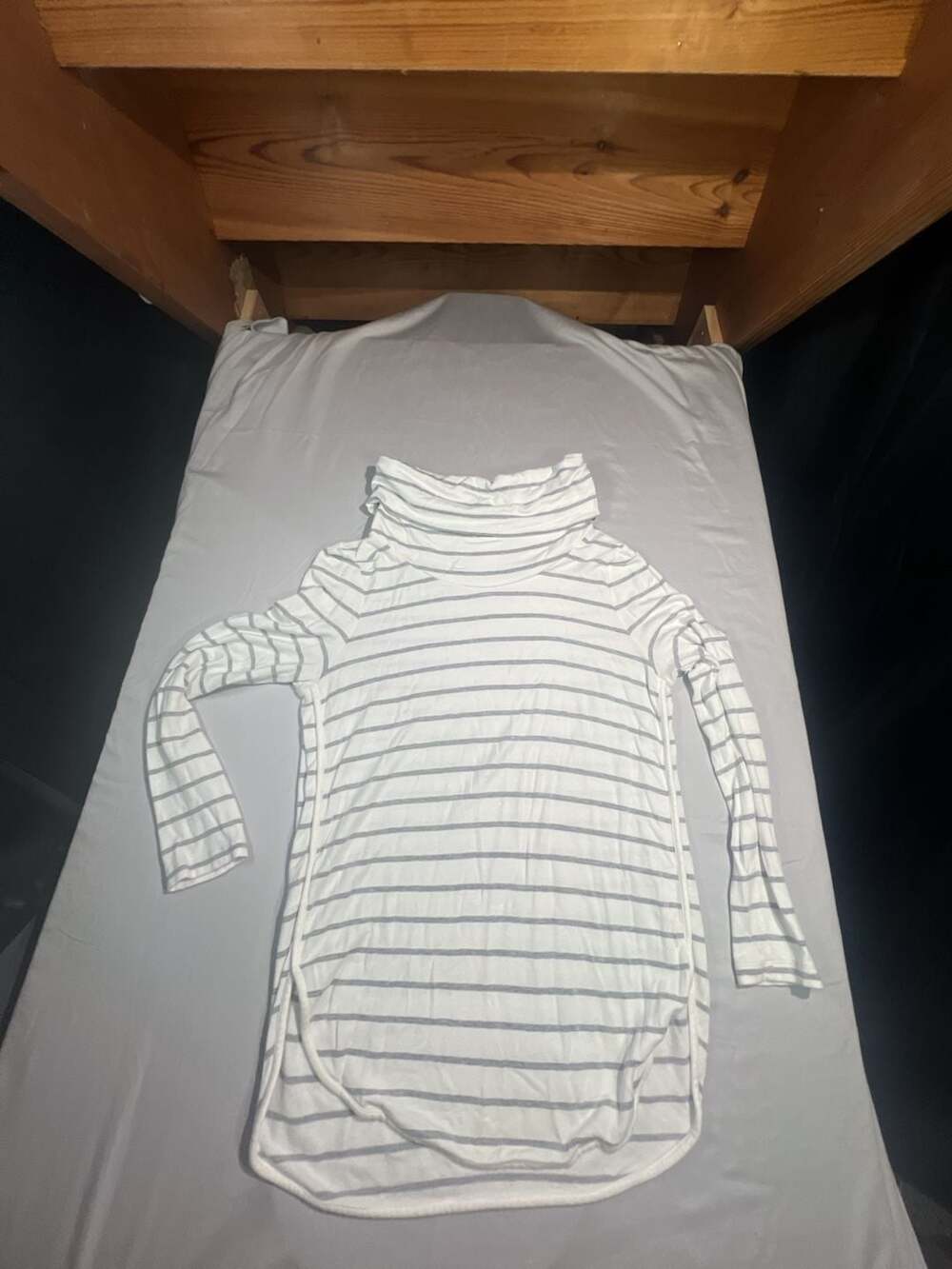 Lou & Grey Striped Cowl Neck Long Sleeve Top